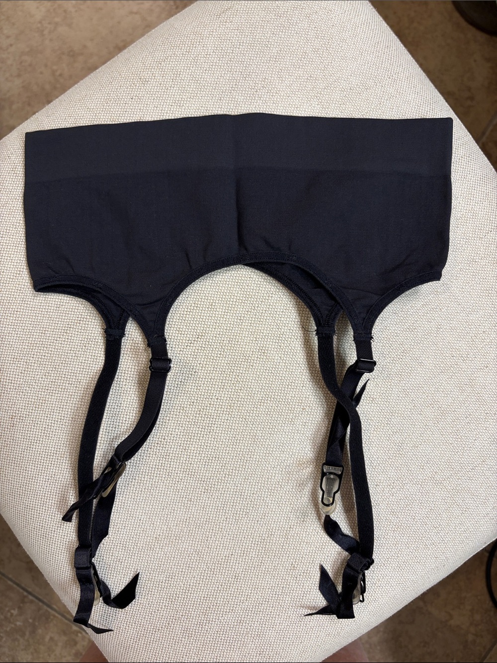 Victoria's Secret Black Garter Belt
